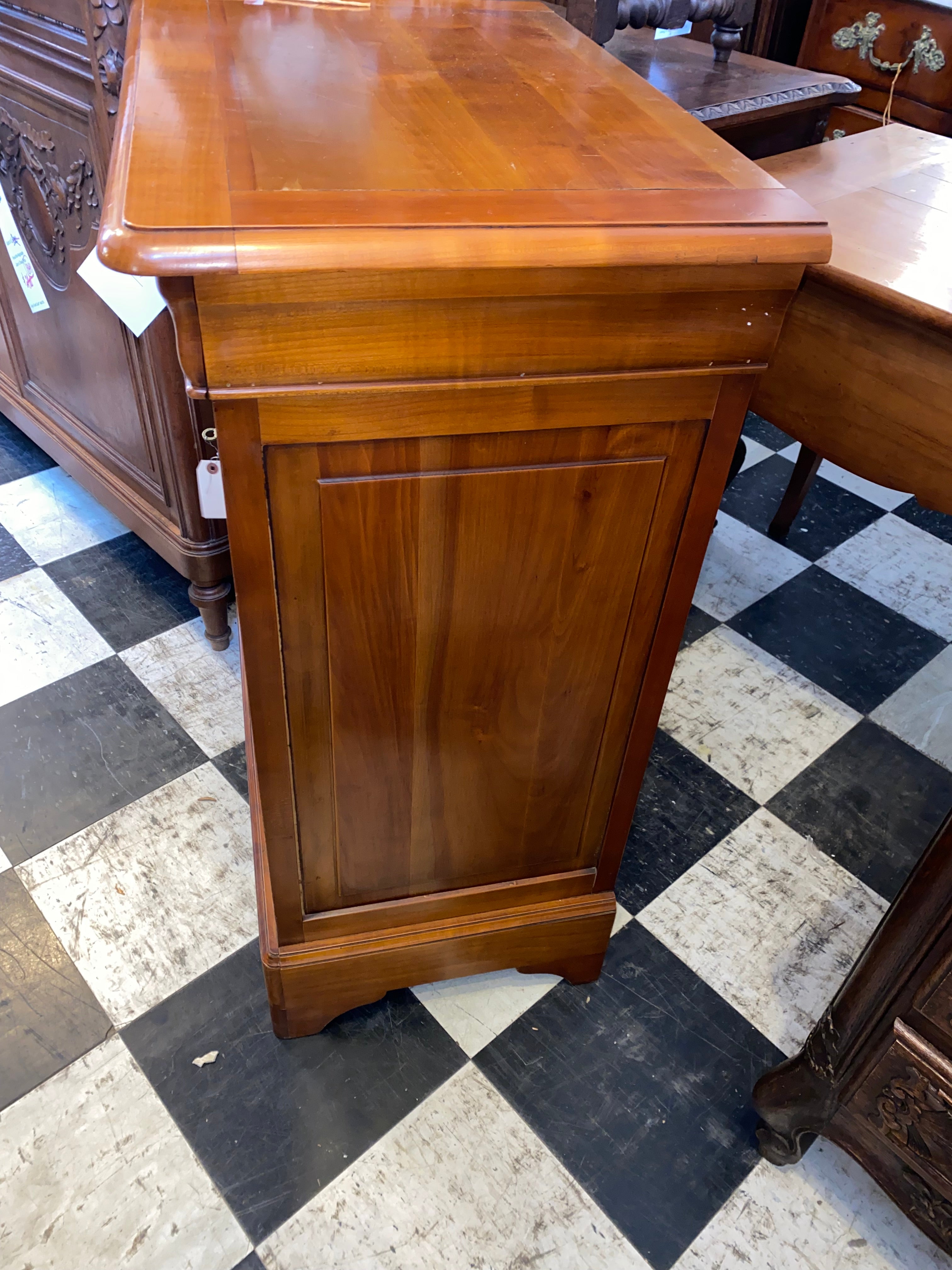 Vintage French Fruitwood Jam Cabinet C. 1950s