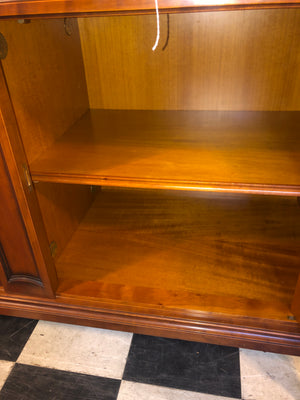 French Fruitwood Marble Top Sideboard c.1940s
