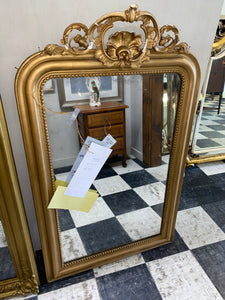 AS IS Antique French Gilt Mirror C. 1900