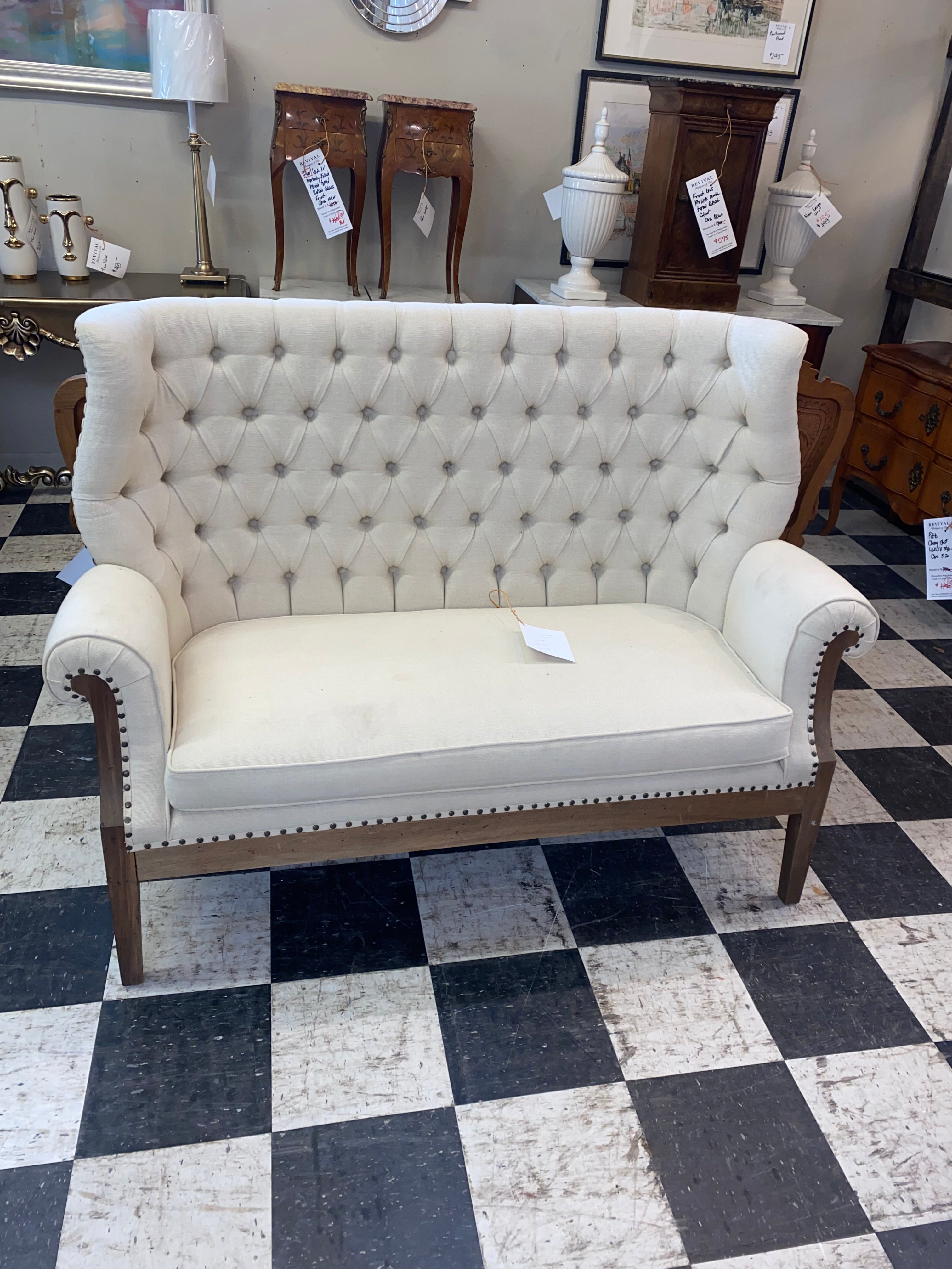 New Linen Sofa