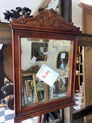 Pair of Vintage Mahogany Mirrors