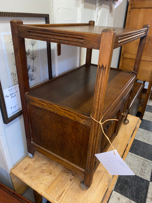 Welsh Oak Tea Cart C. 1940s