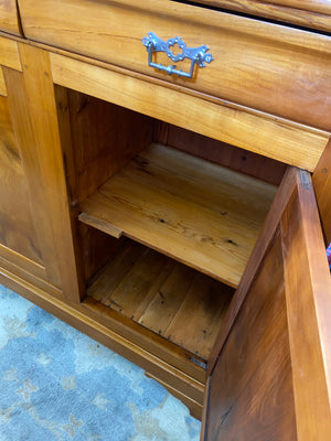 Antique Cherry and Pine Louis Philippe Sideboard C. 1920s