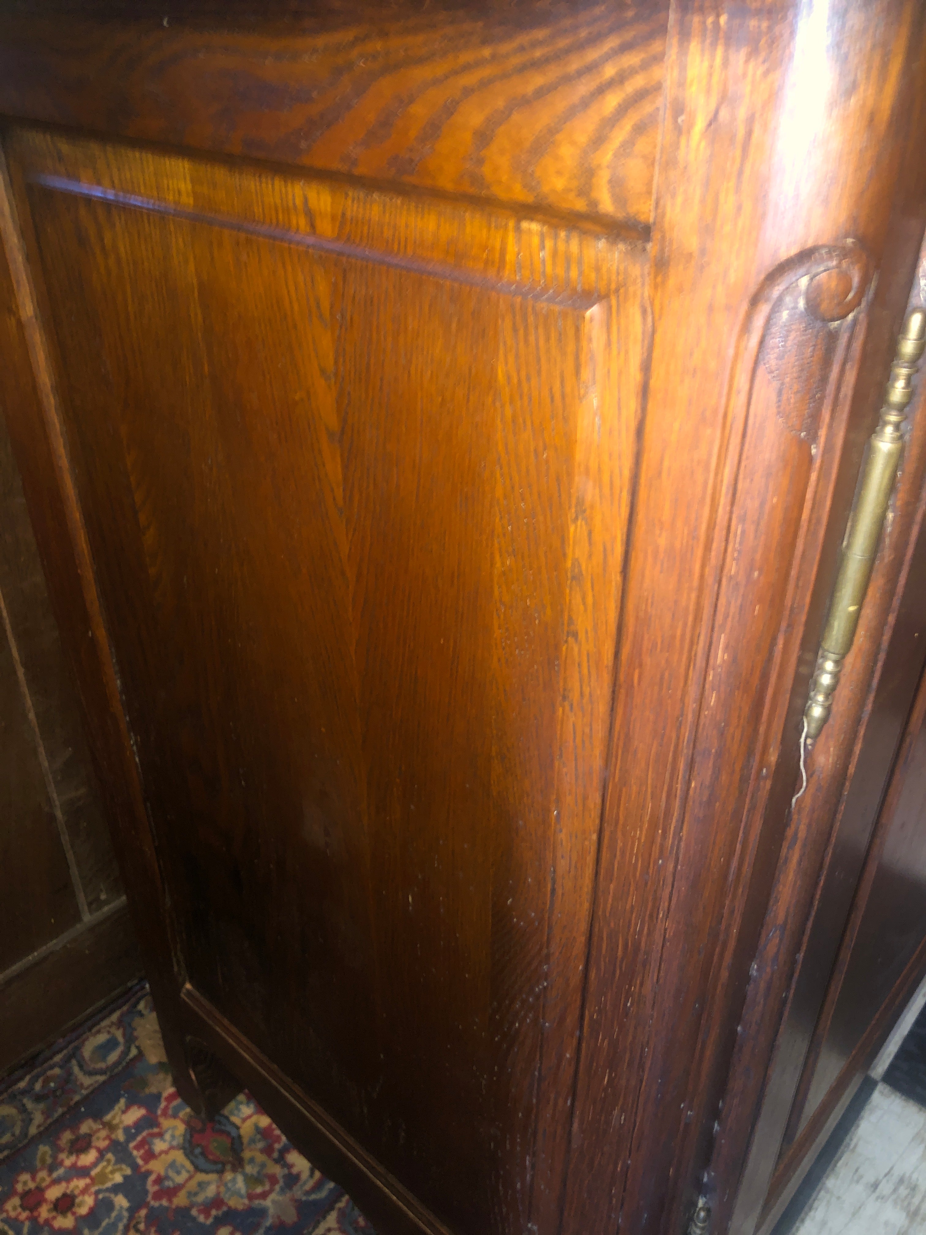 French Oak Vaisselier Cabinet Great Size c.1920s