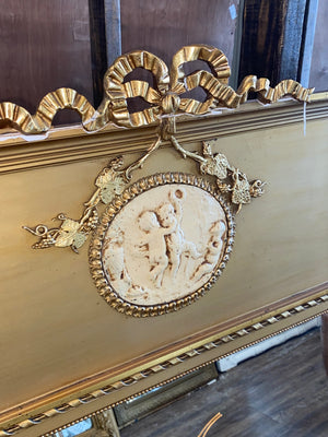 AS IS Antique French Gilt Mirror C. 1920s