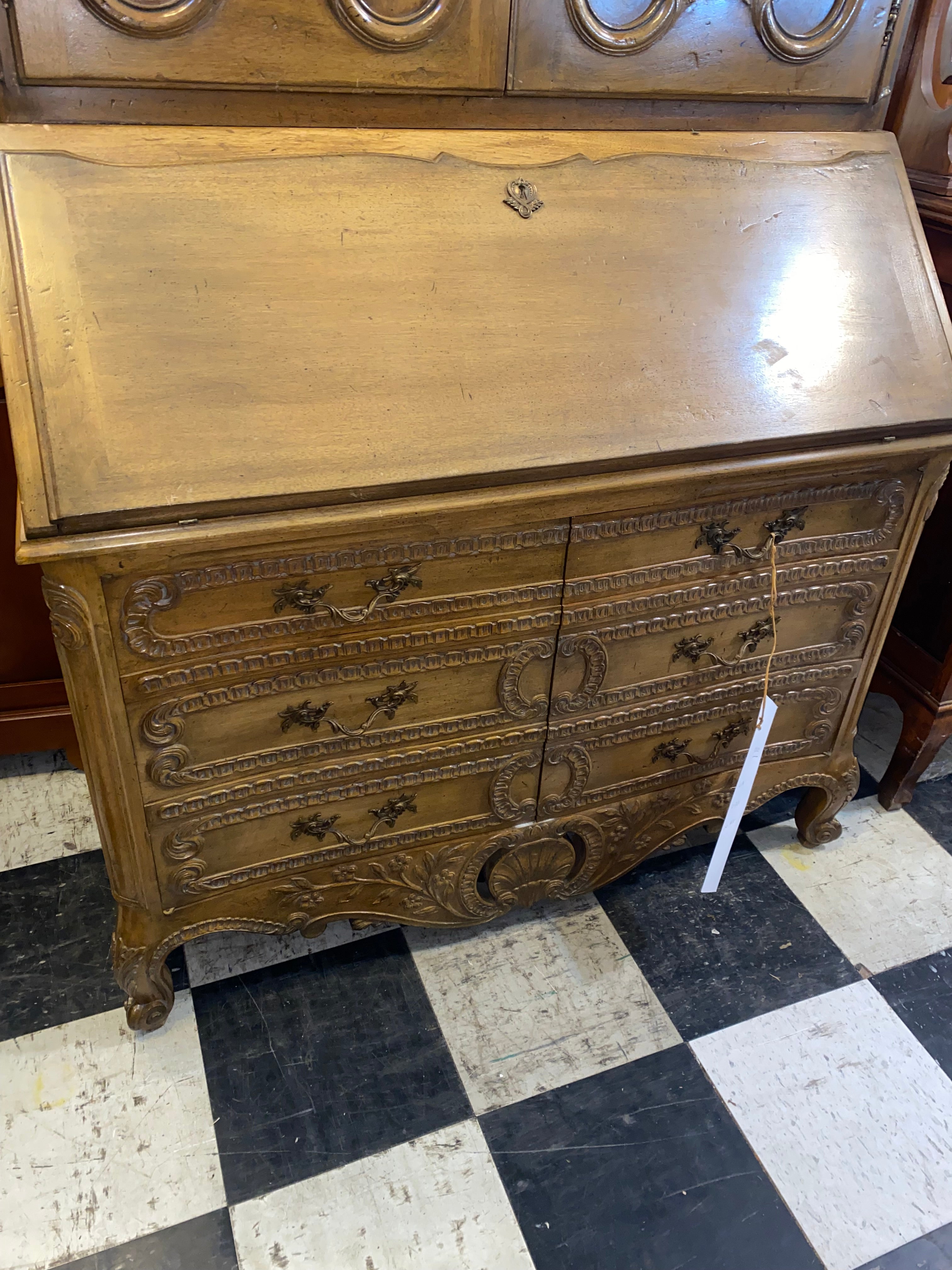 Secretary Bookcase Desk C. 1950s