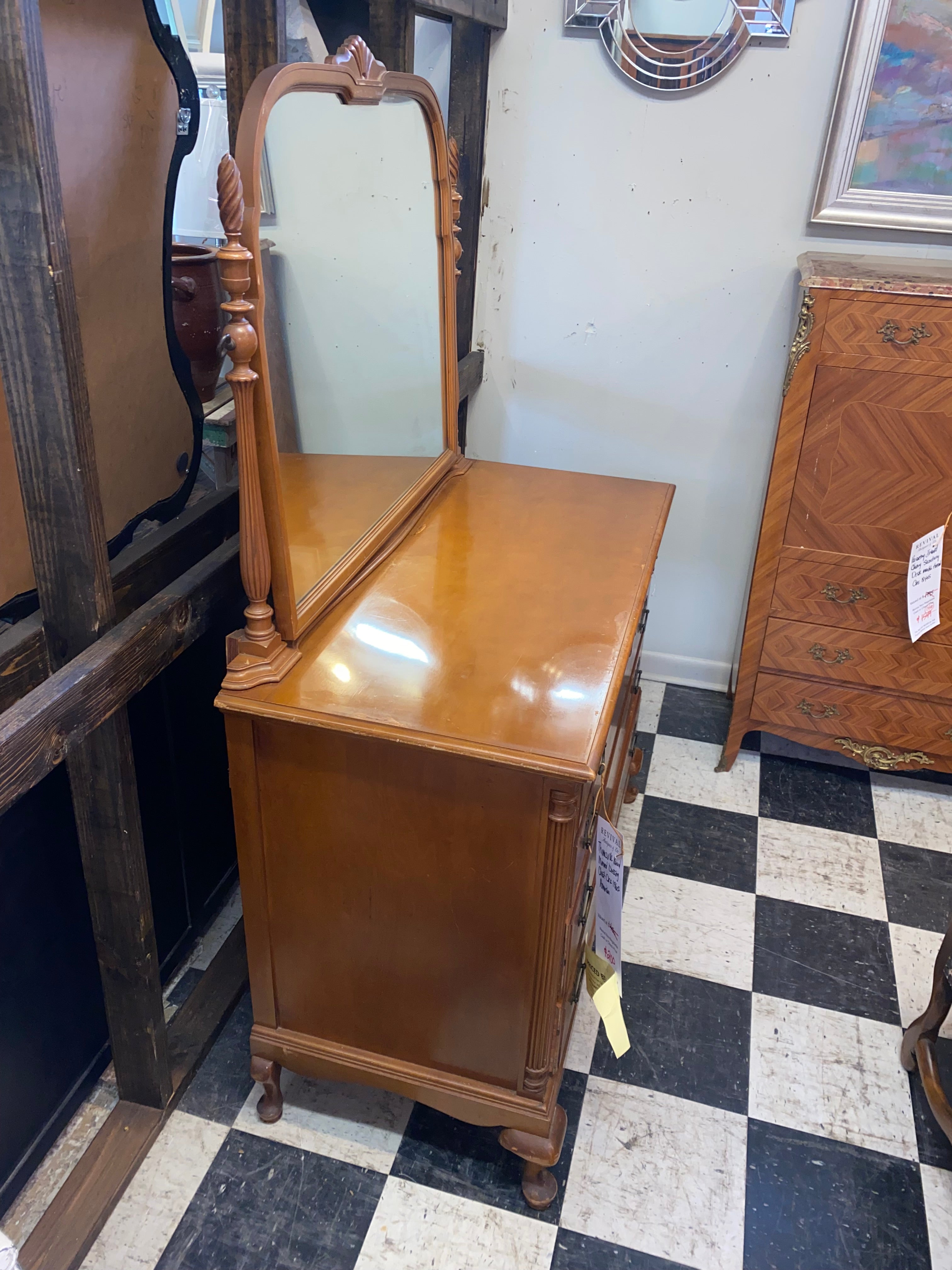 Thomasville Brand American Chest w/ Mirror C. 1960s