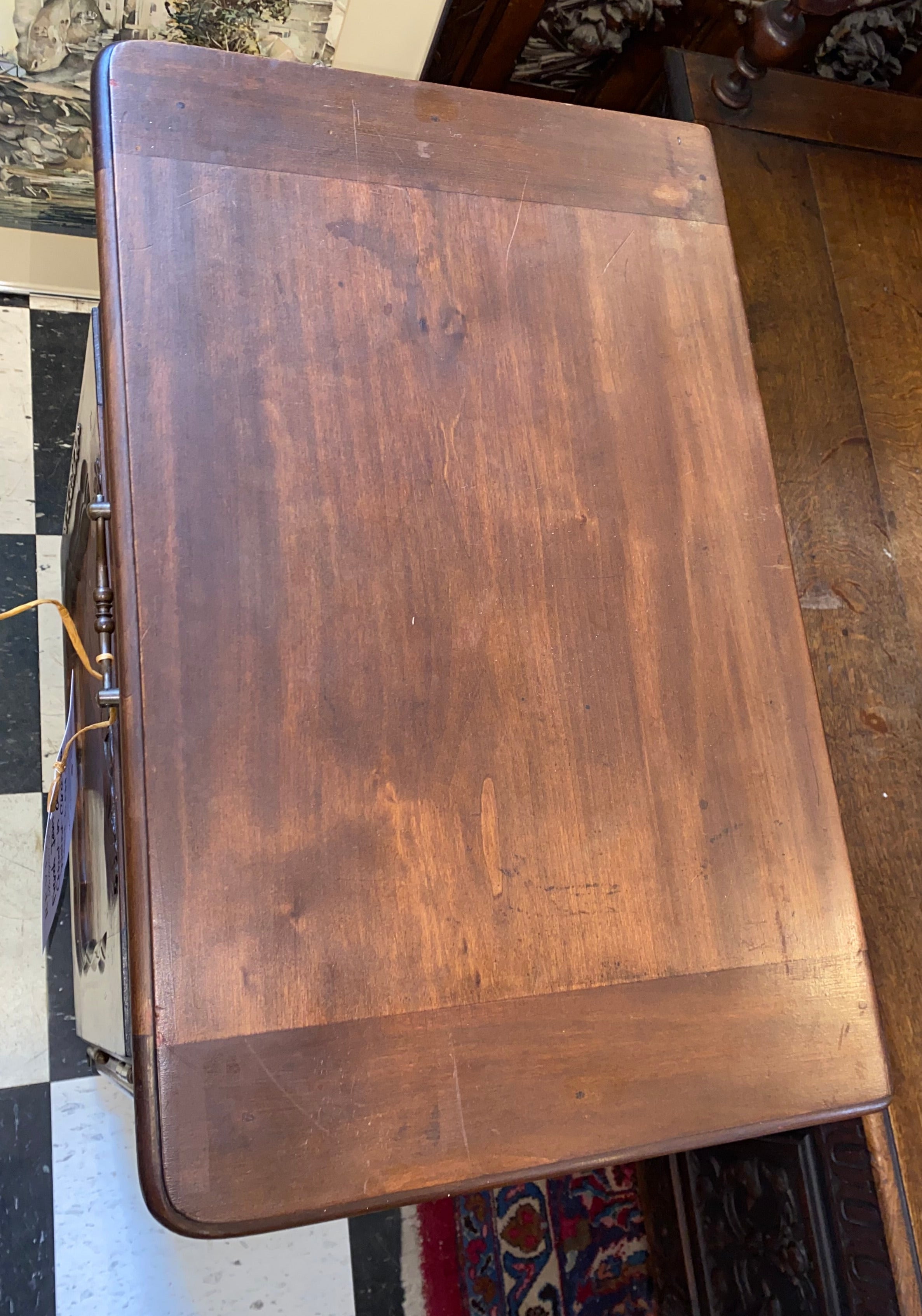 French Jam Cabinet in Oak and Walnut C. 1920