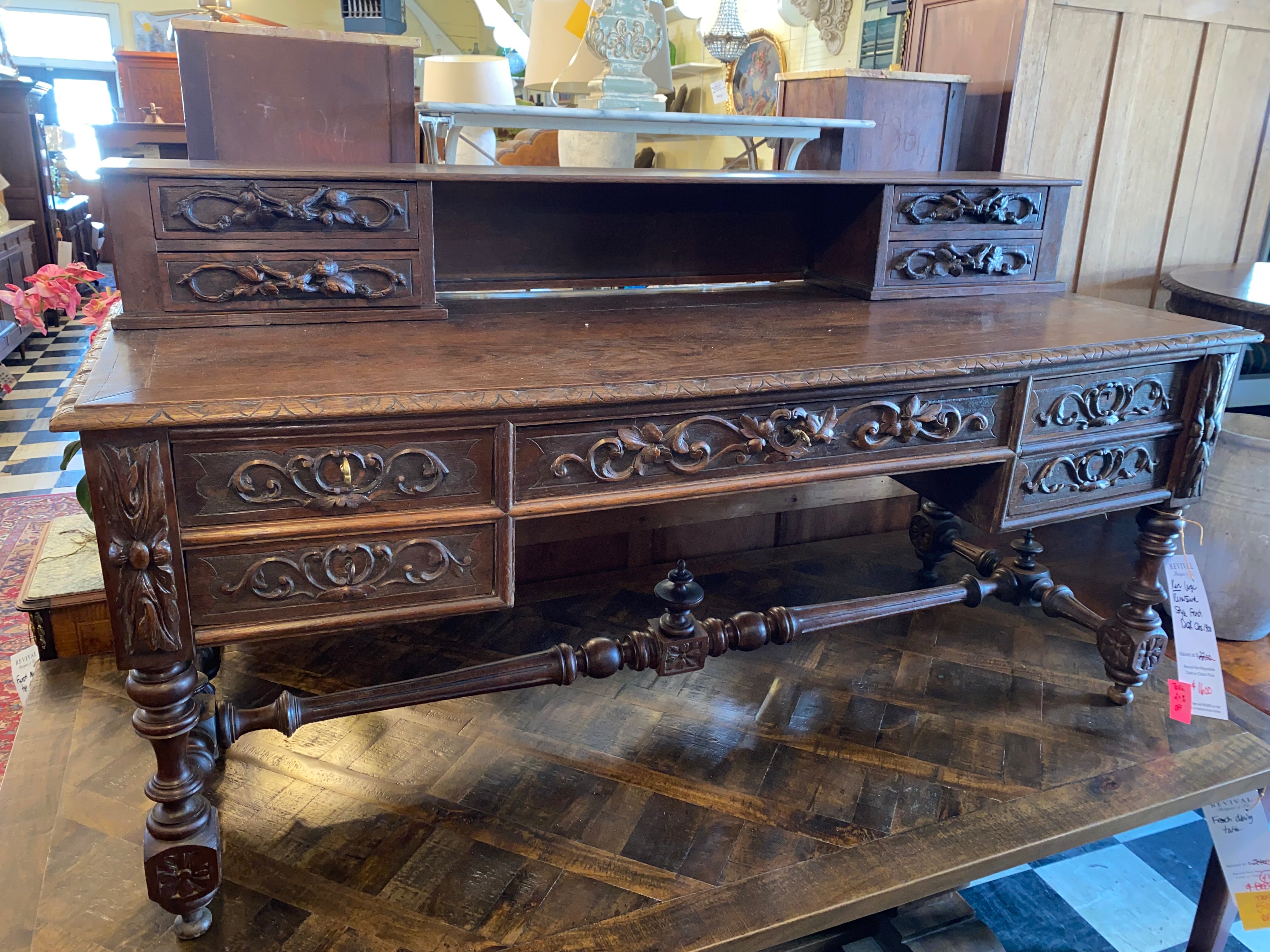 Renaissance Style French Desk C. 1900