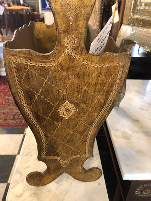 Italian Florentine Magazine Rack