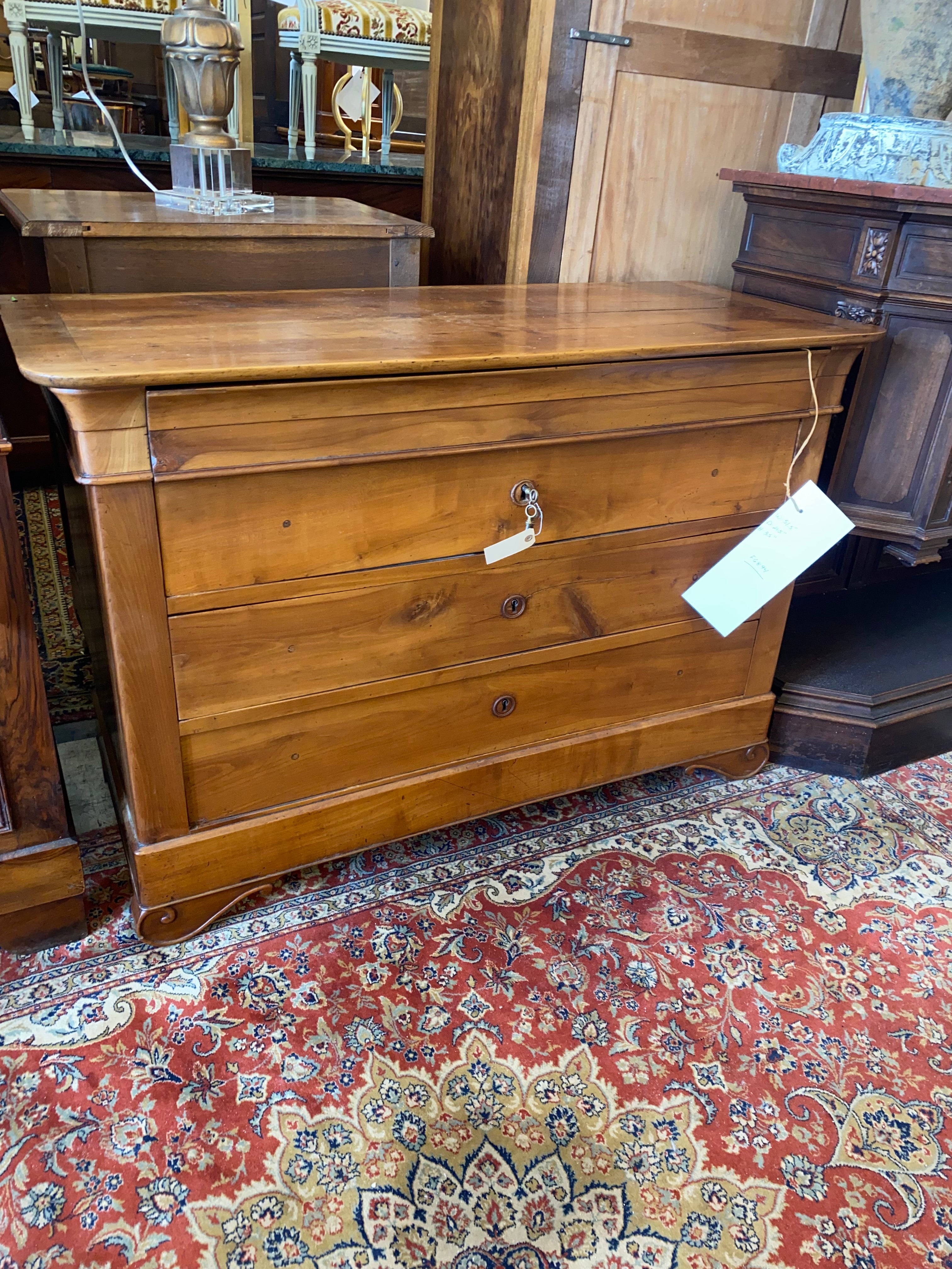 French Louis Philippe Cherry Chest C. 1890