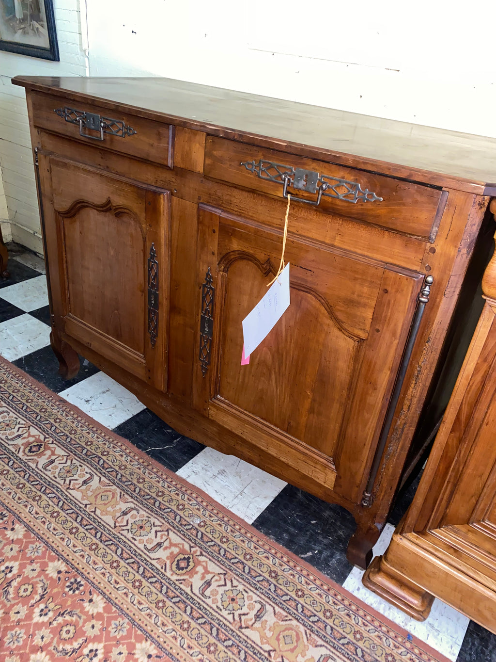 French Louis XV Style Cherry Sideboard C. 1890