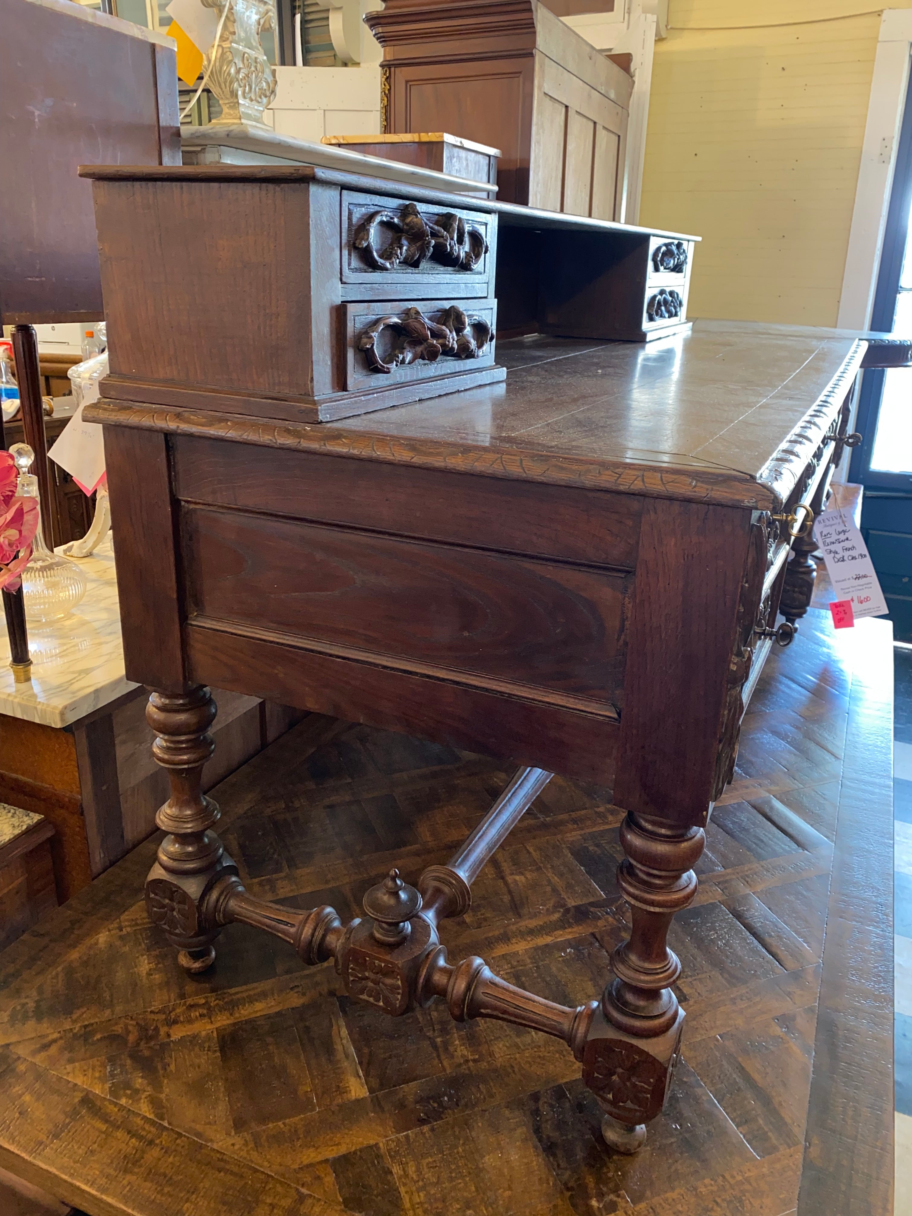 Renaissance Style French Desk C. 1900