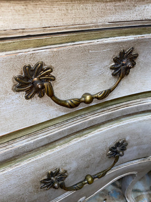 French Faux Marble Top Chest C. 1930s