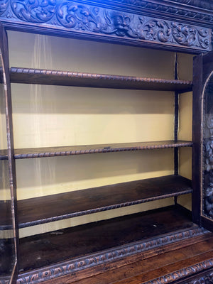 Gothic French Library Cabinet C. 1870
