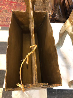 Italian Florentine Magazine Rack