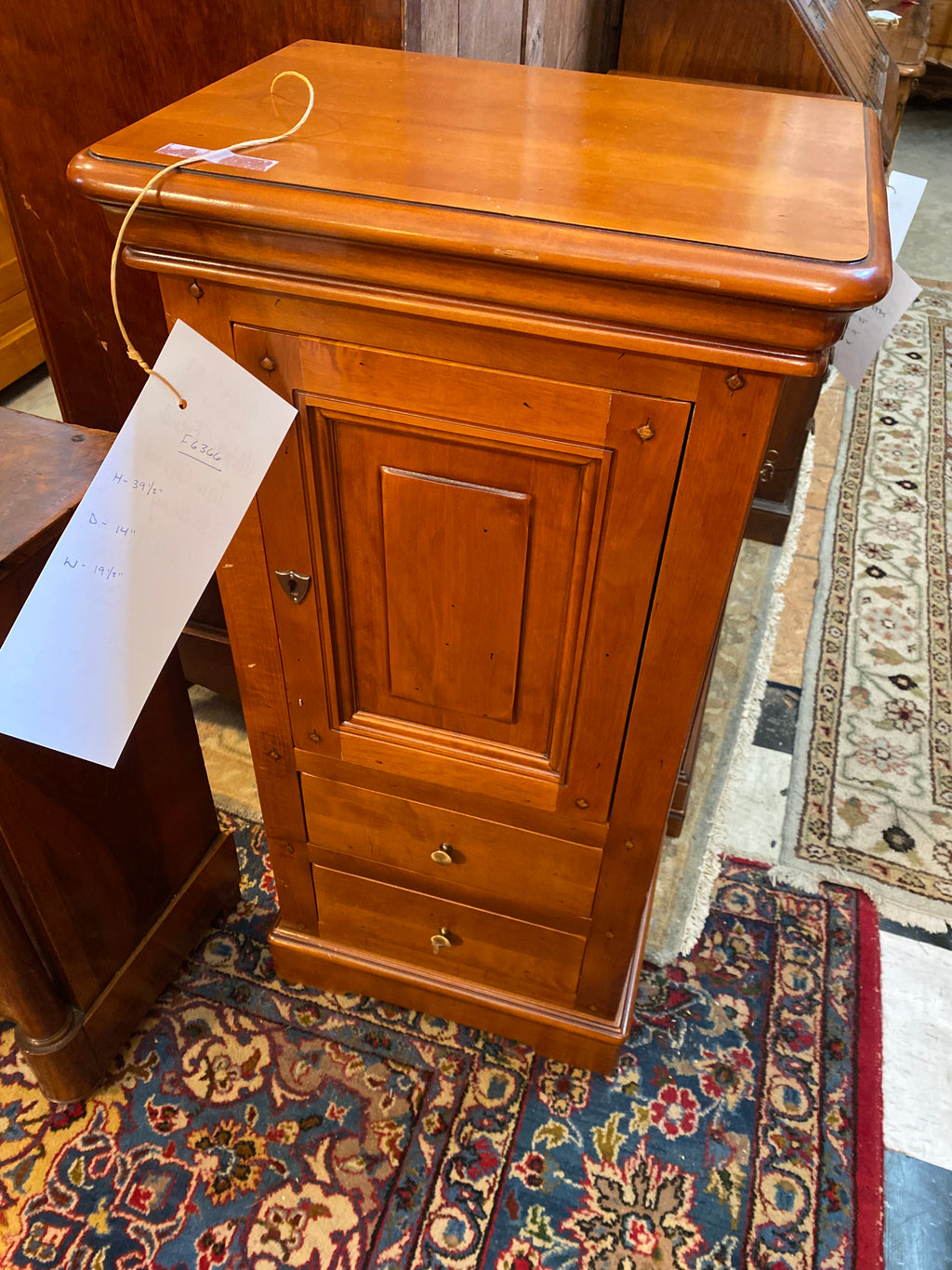 Vintage French Jam Cabinet in Cherry C. 1940s