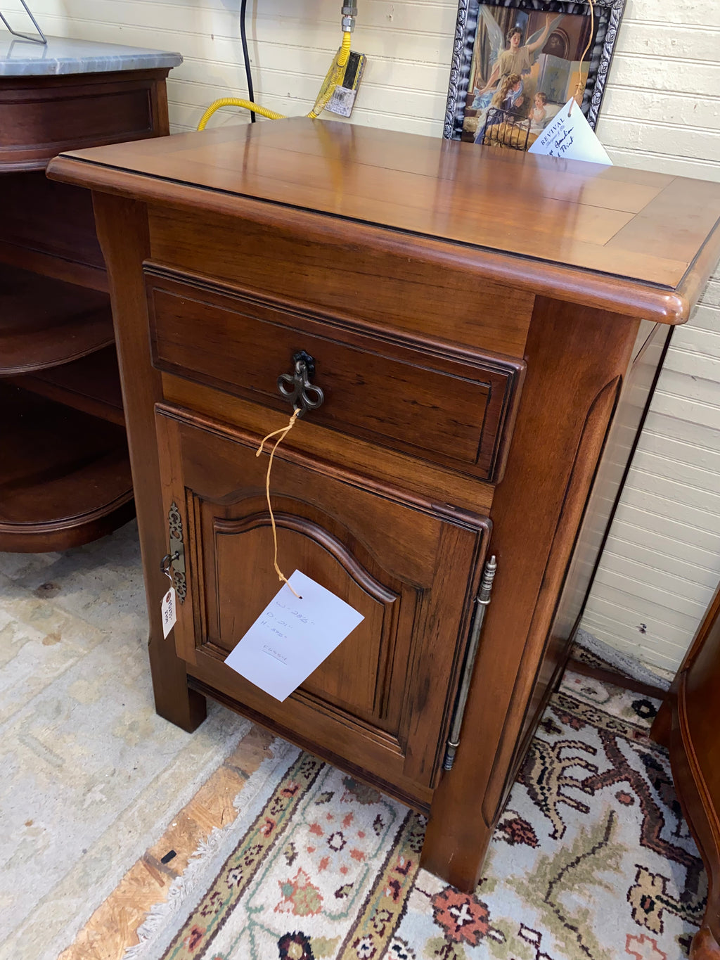 French Walnut Jam Cabinet C. 1930s