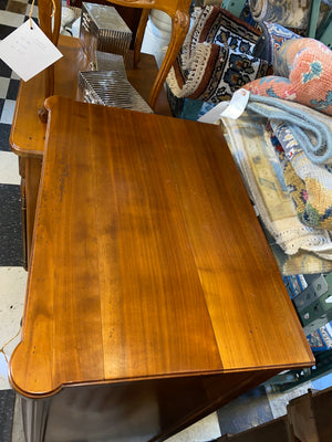 French Fruitwood Cabinet C. 1930s w/ Faux Drawers