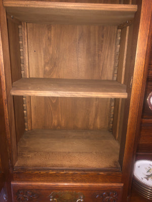 French Oak Vaisselier Cabinet Great Size c.1920s