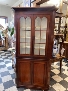 Large Corner Cabinet from England C. 1920s