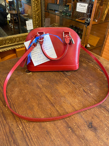 Alma BB Red Epi Leather