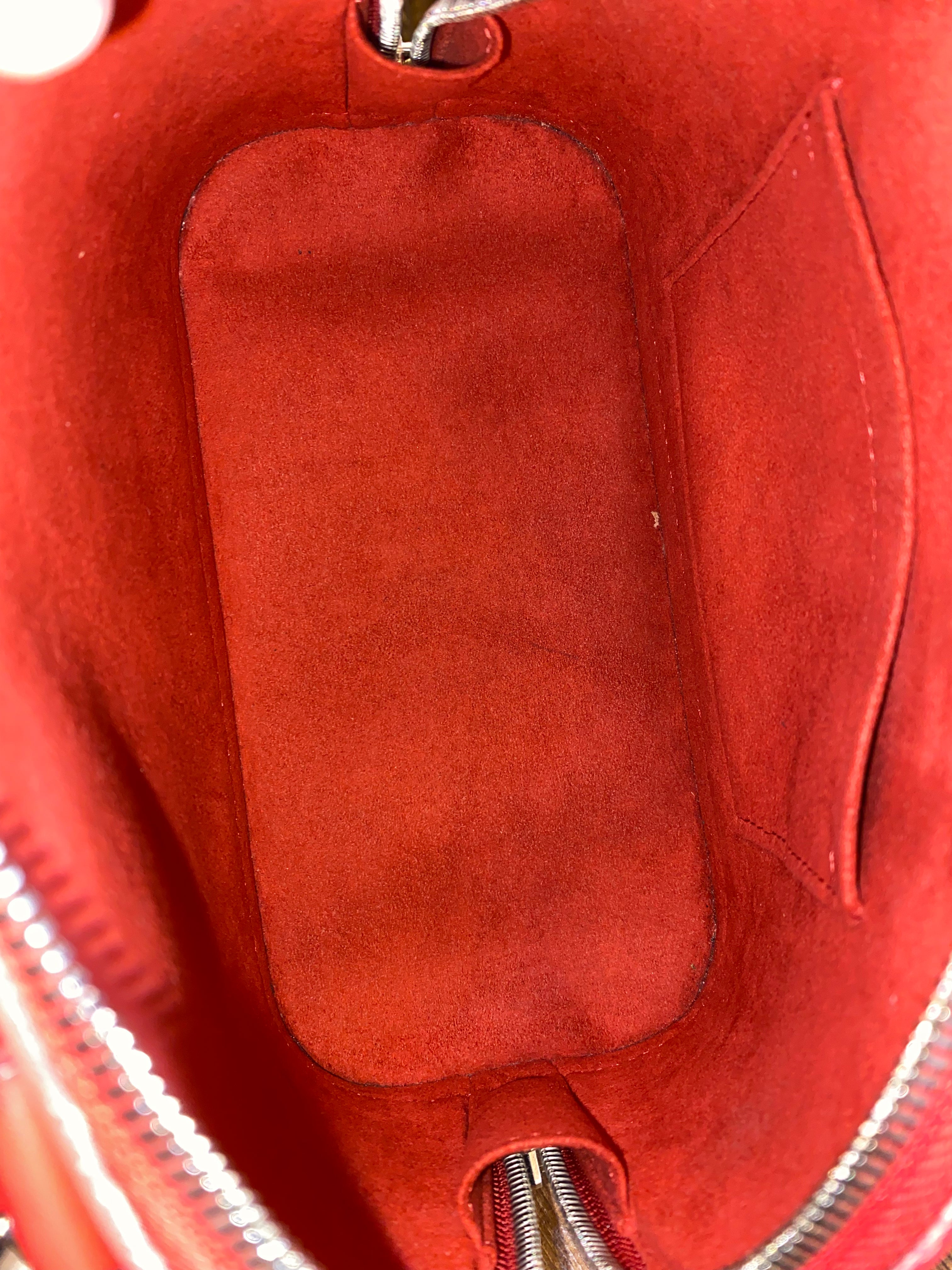 Alma BB Red Epi Leather