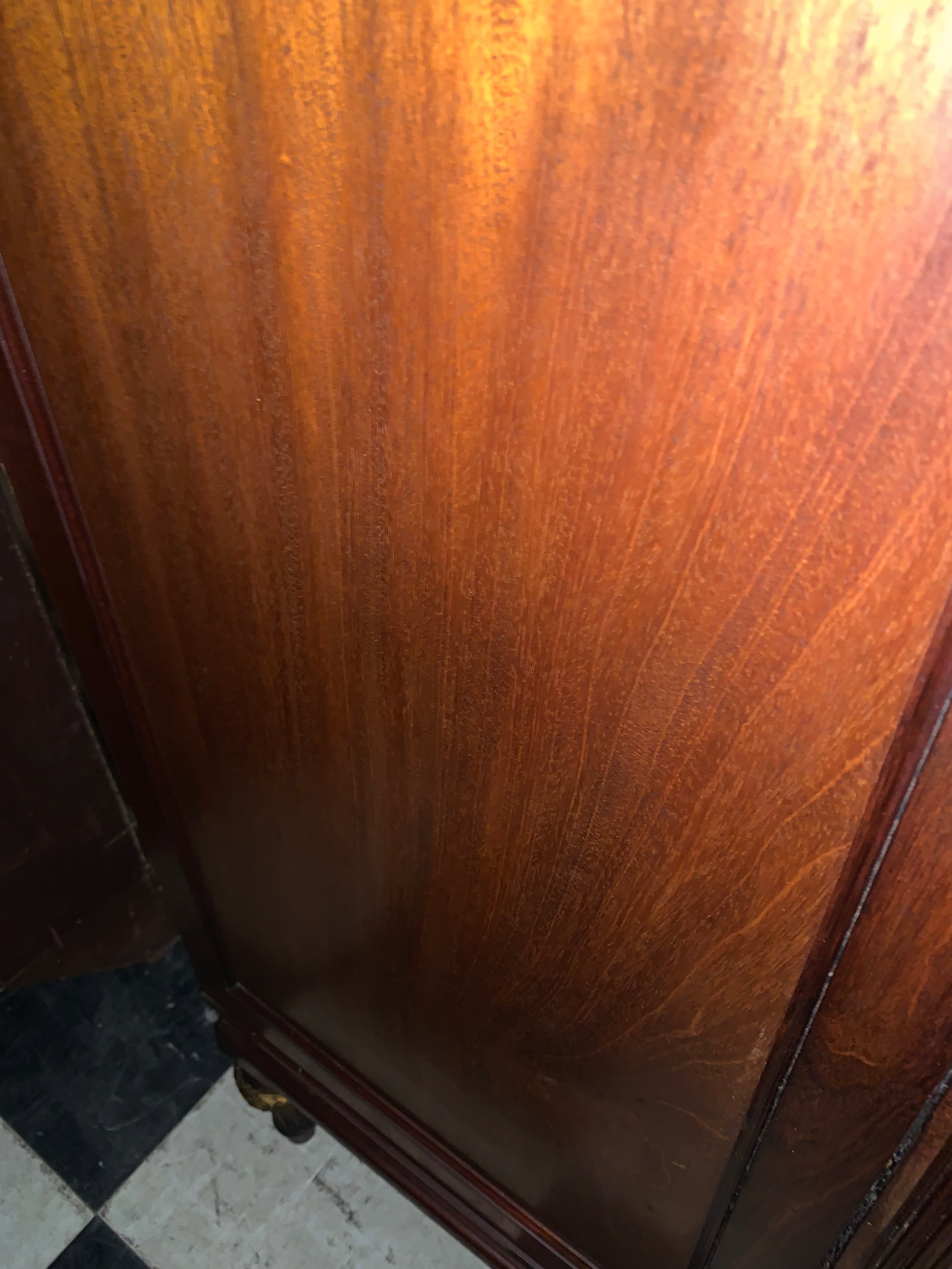 Louis XVI Marble Top French Sideboard w/ marble shelves Great Size  c.1920