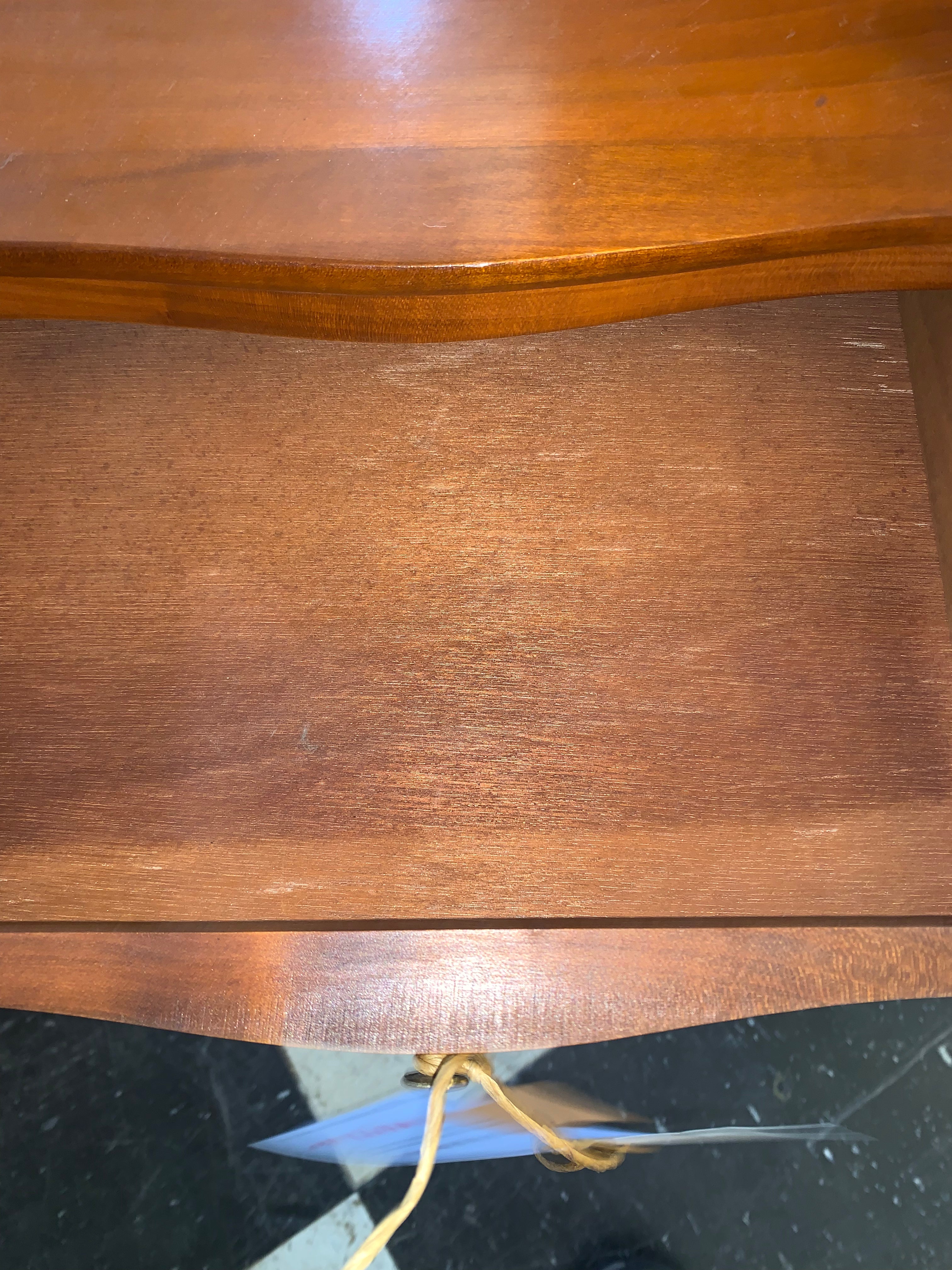 Pair Fruitwood French Bedside Cabinets Petite  c.1940s