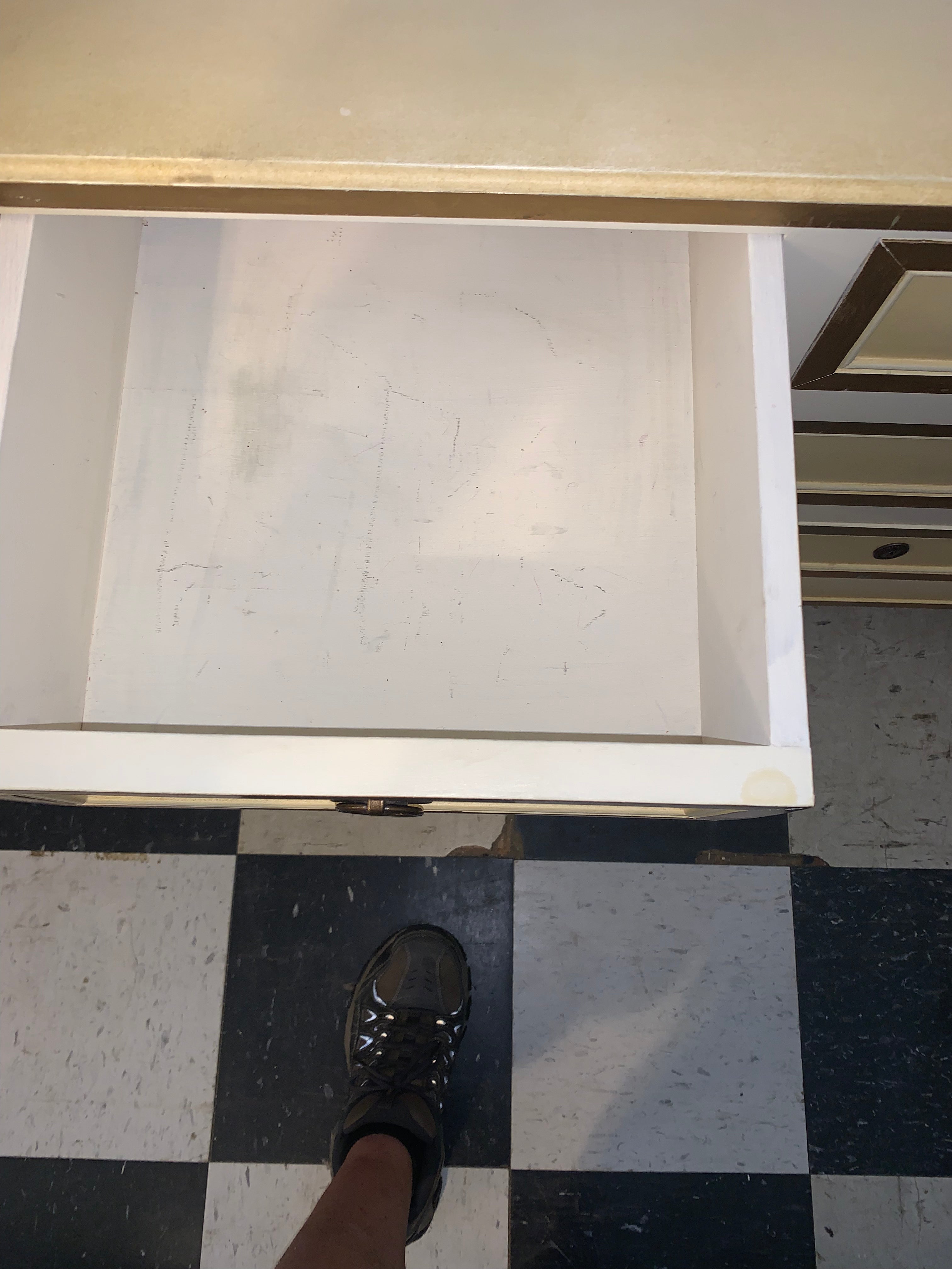 Painted French Chest GREAT SIZE c.1930s