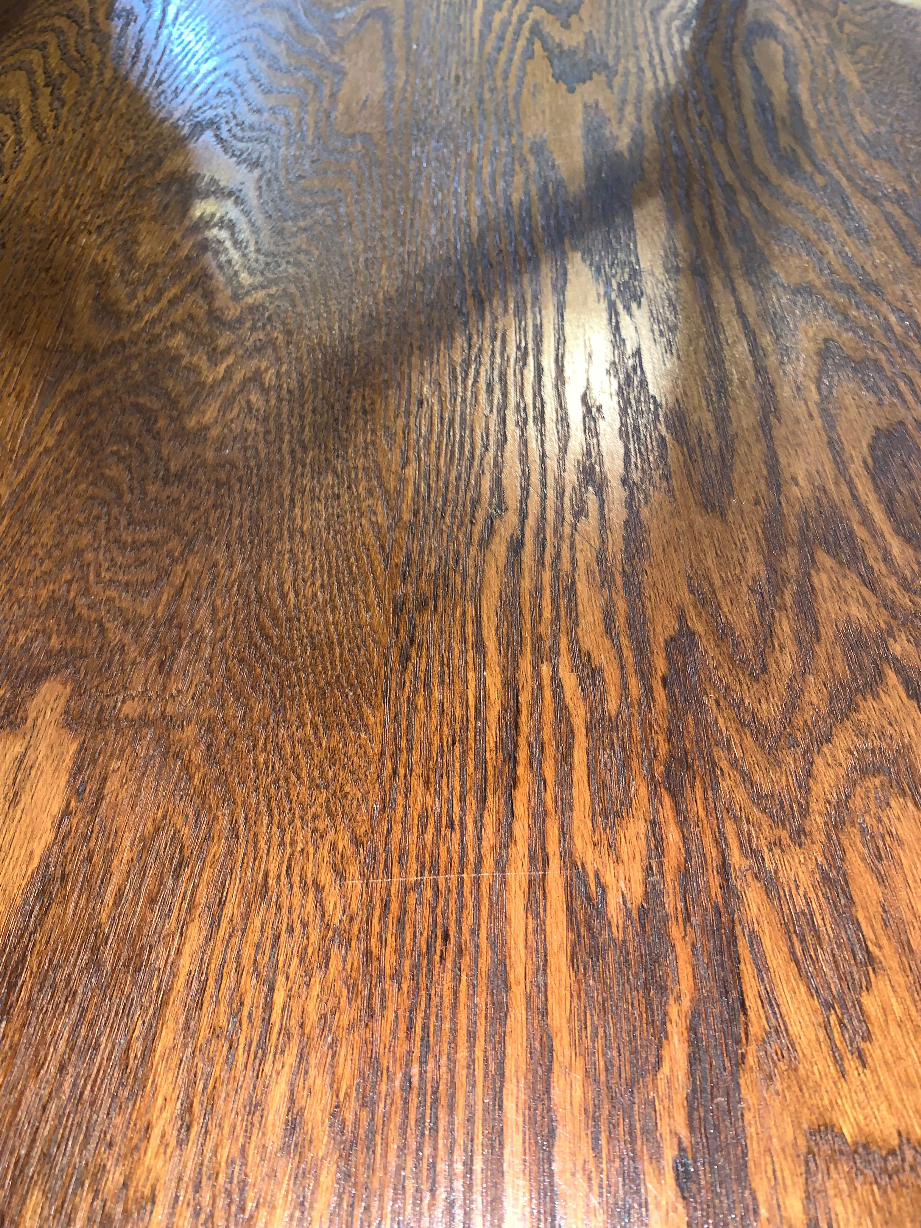 Large Oak End Table from Belgium