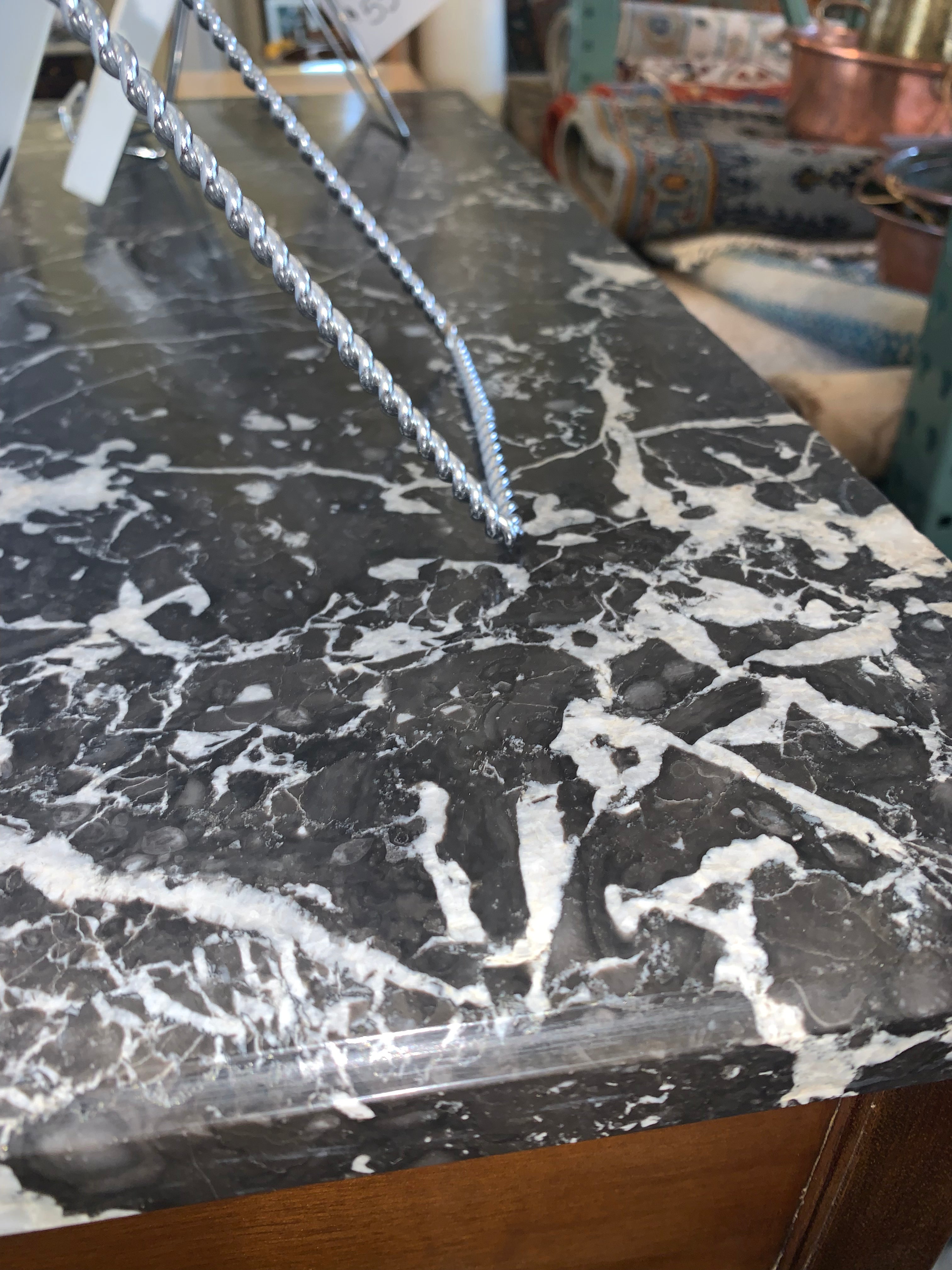 French Secretary Abattant Drop Front Desk in Walnut  c.1920