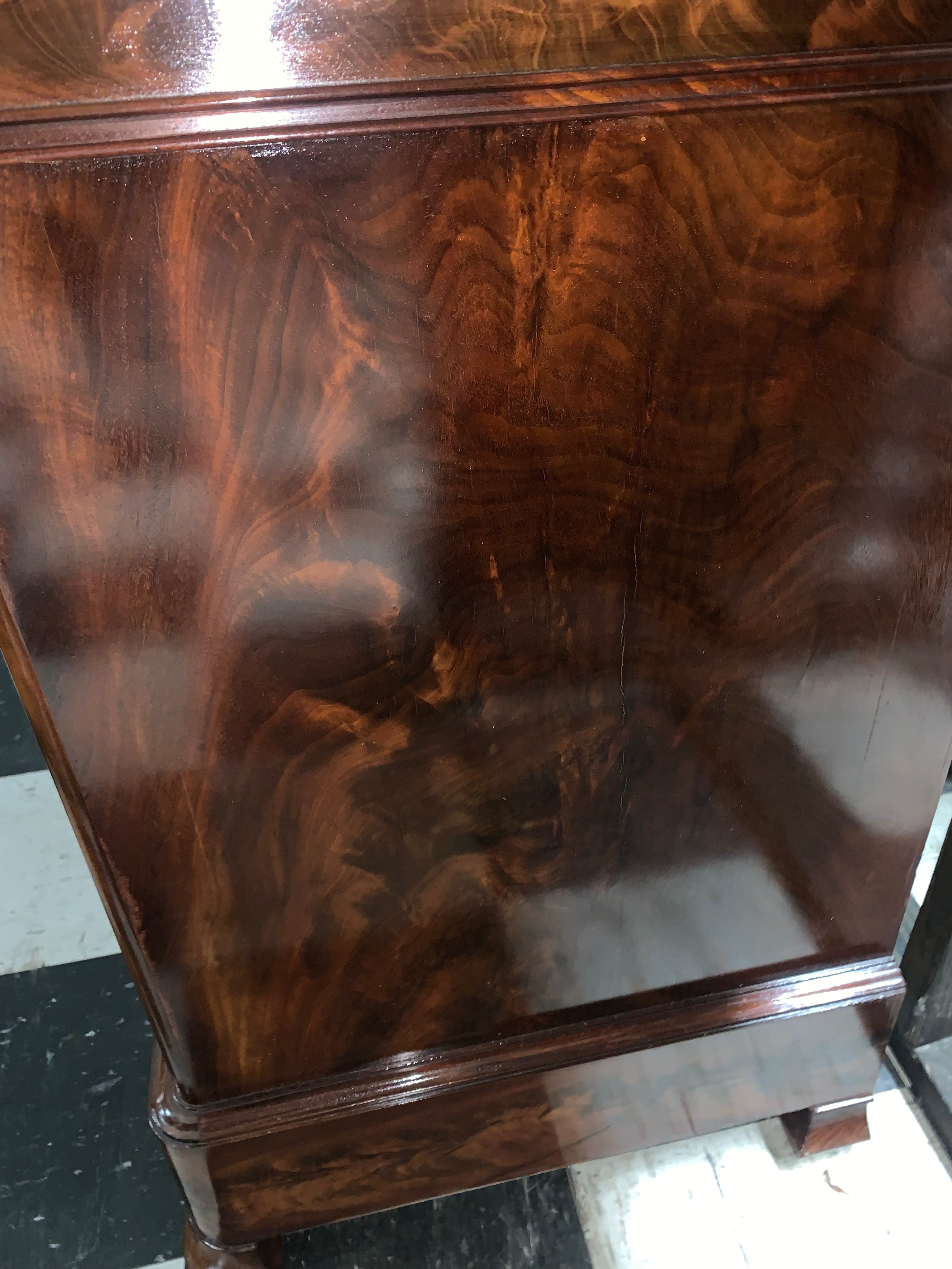 White Marble Top Louis Philippe Chest STUNNING PIECE  c.1900