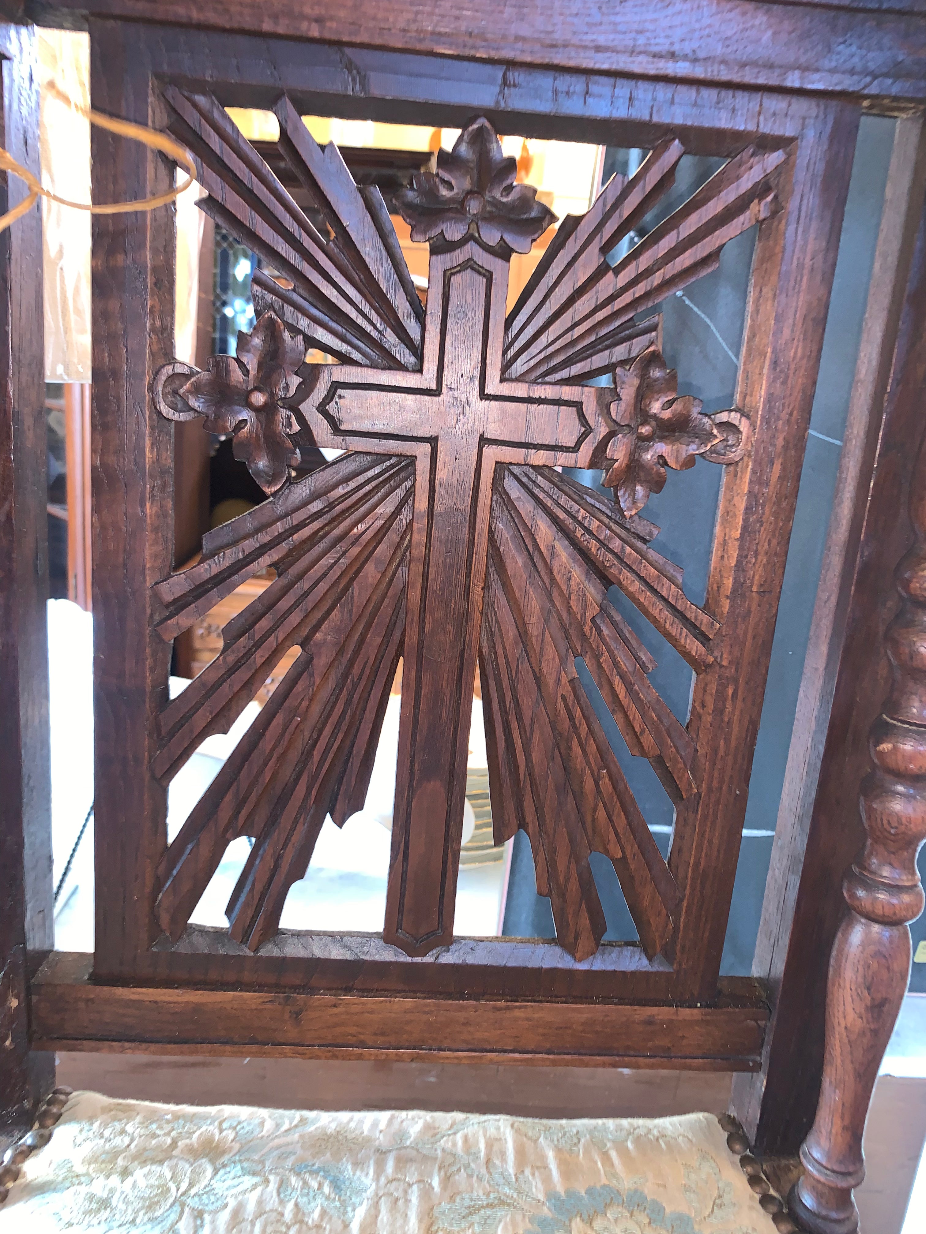 Antique French Prayer Kneeler  c.1900