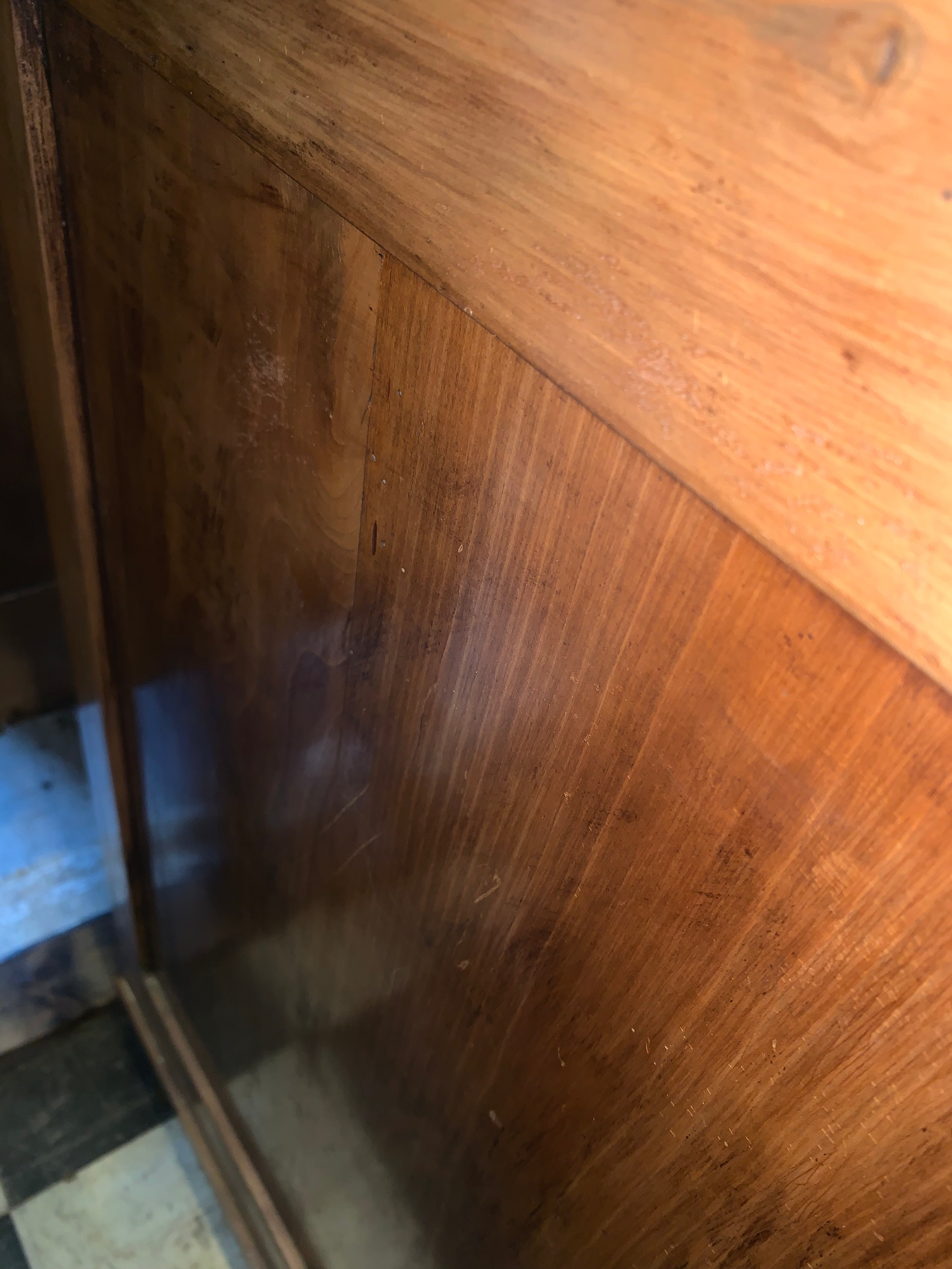 French Fruitwood Directoire Style Sideboard AS IS TOP