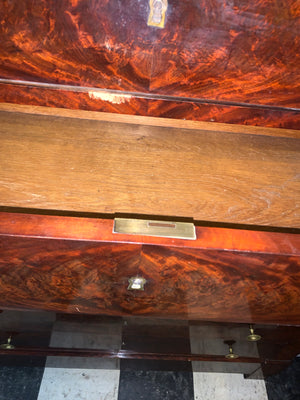 AS IS Antique French Mahogany Chest " PROJECT PIECE"