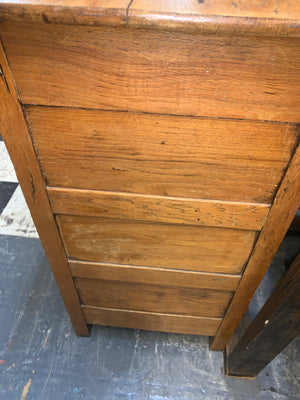 American Oak Antique Cabinet  c.1930s