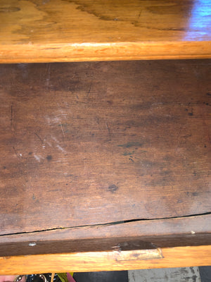 American Oak Antique Cabinet  c.1930s