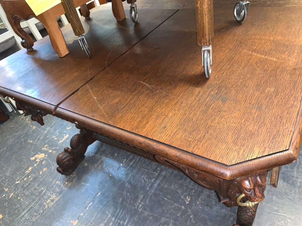 Antique Dolphin Desk from France AS IS