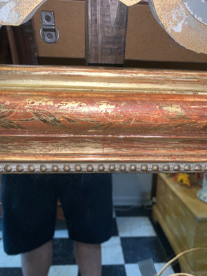 Medium Size Louis Philippe Gilt Mirror HARD TO FIND  c.1900