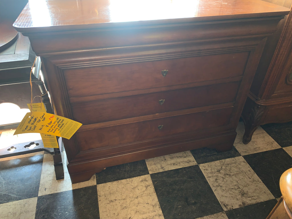 French Vintage Louis Philippe Chest "TOP COMES OFF" AS IS