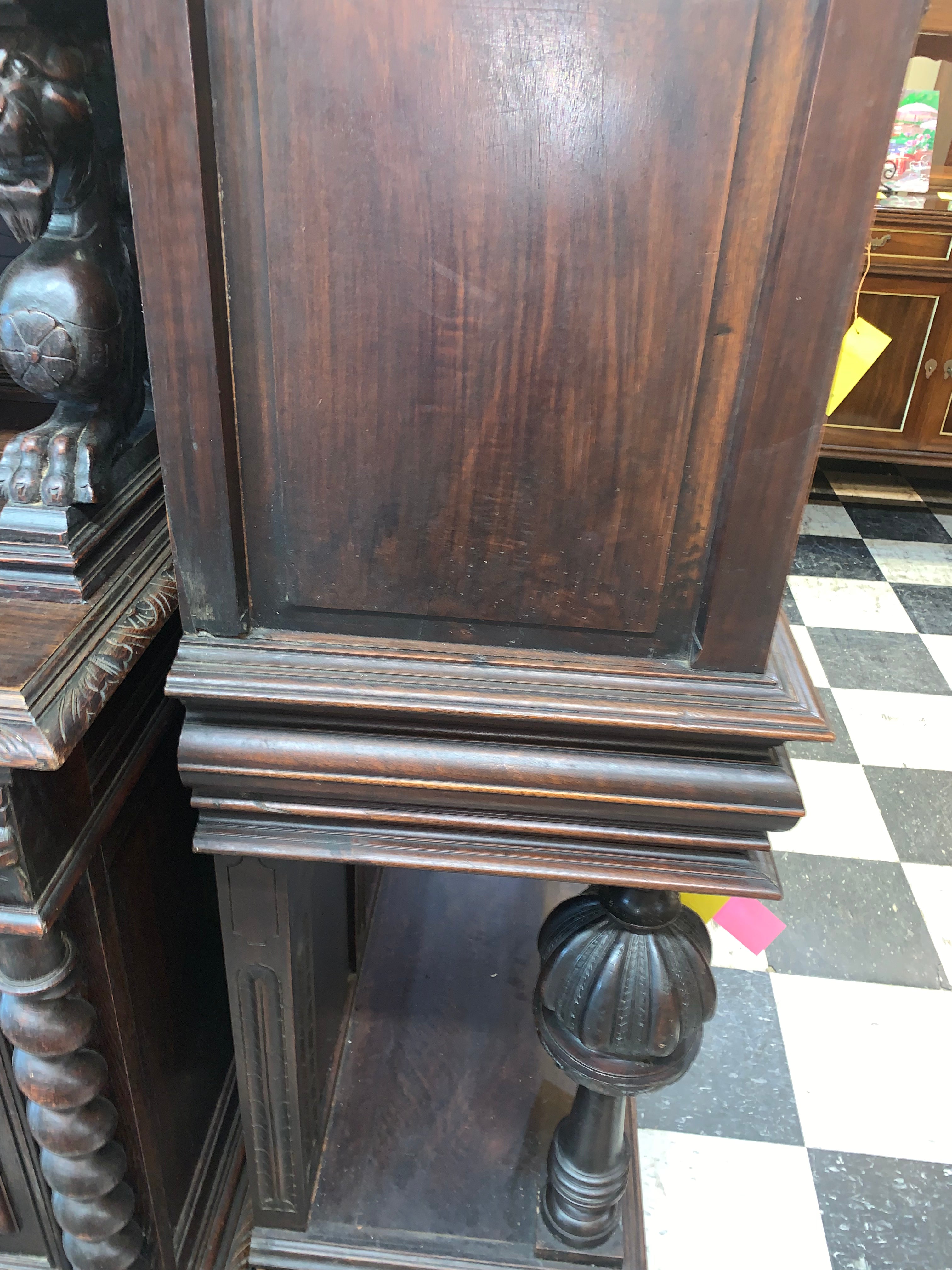 Antique Gothic Cabinet  c.1880