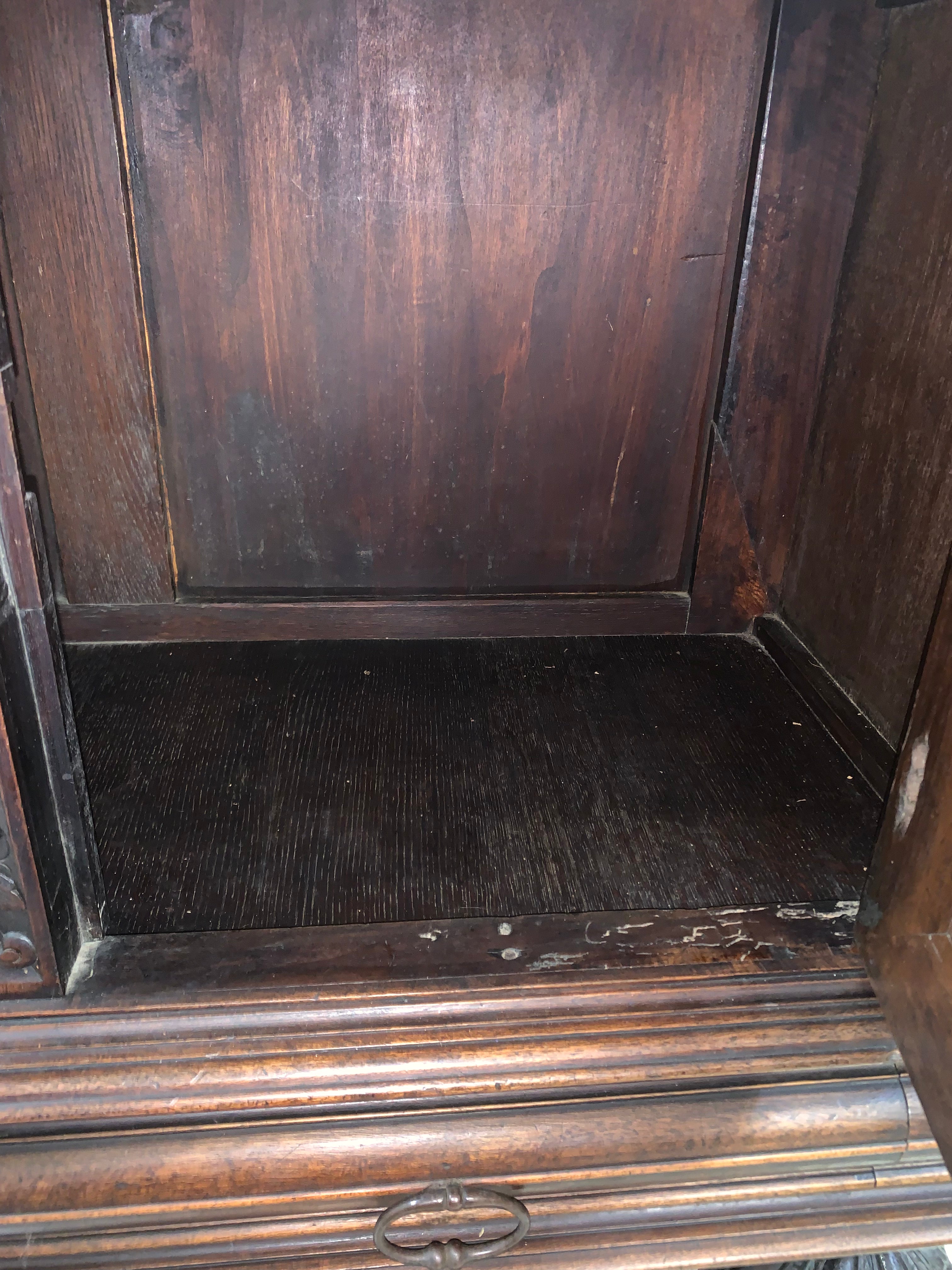 Antique Gothic Cabinet  c.1880