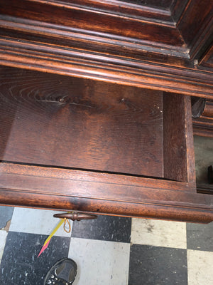 Antique Gothic Cabinet  c.1880
