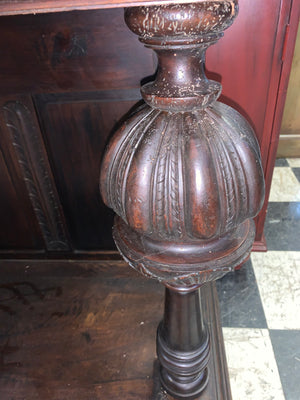Antique Gothic Cabinet  c.1880