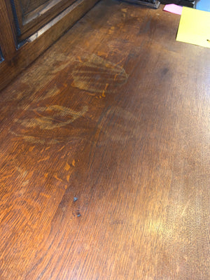 Highly Carved Brittany Style French Oak Sever  c.1920s