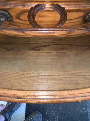 Vintage Large Oak Sideboard from France  c.1950s