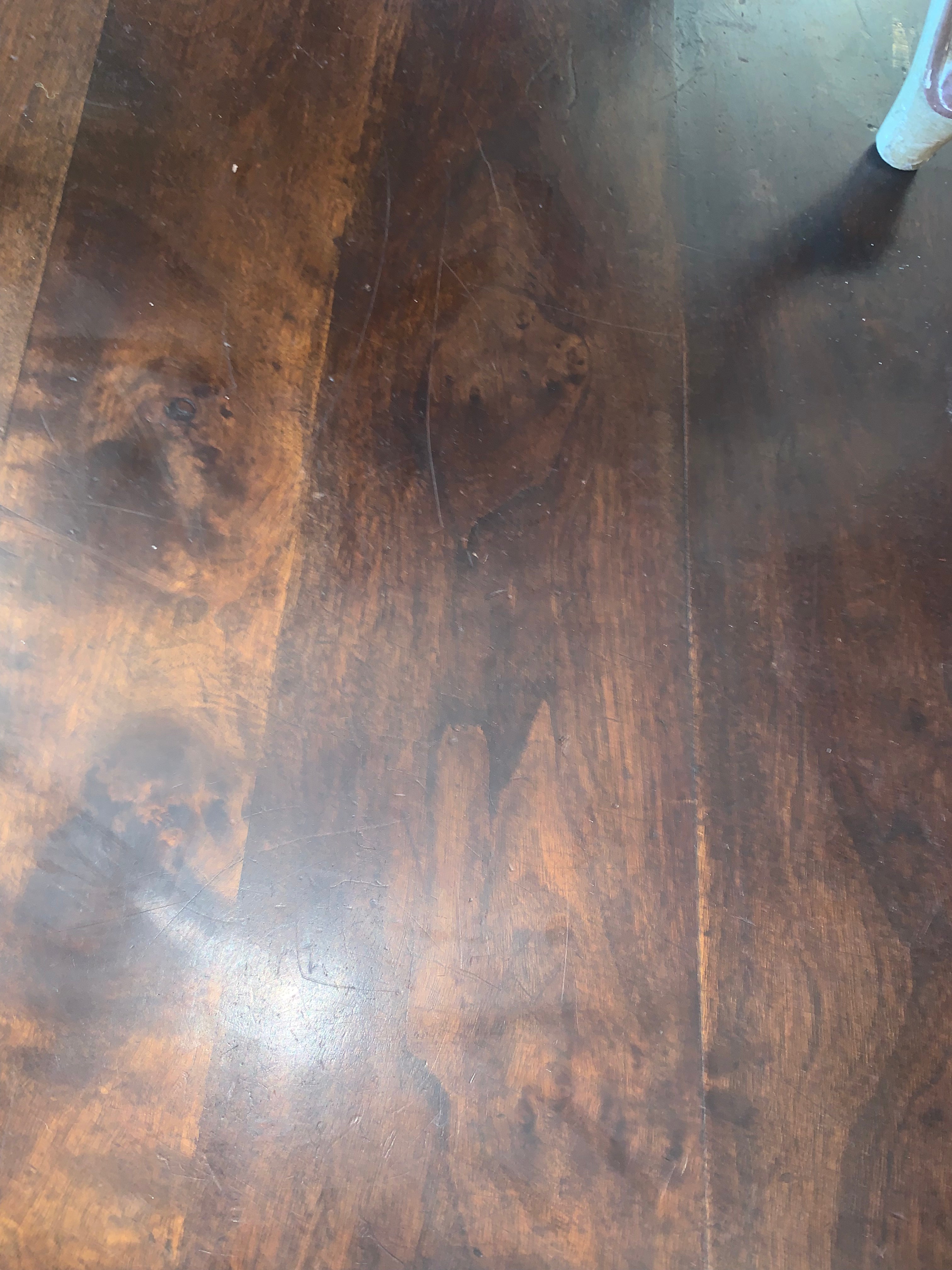 French Walnut Writing Table One Drawer  c.1900