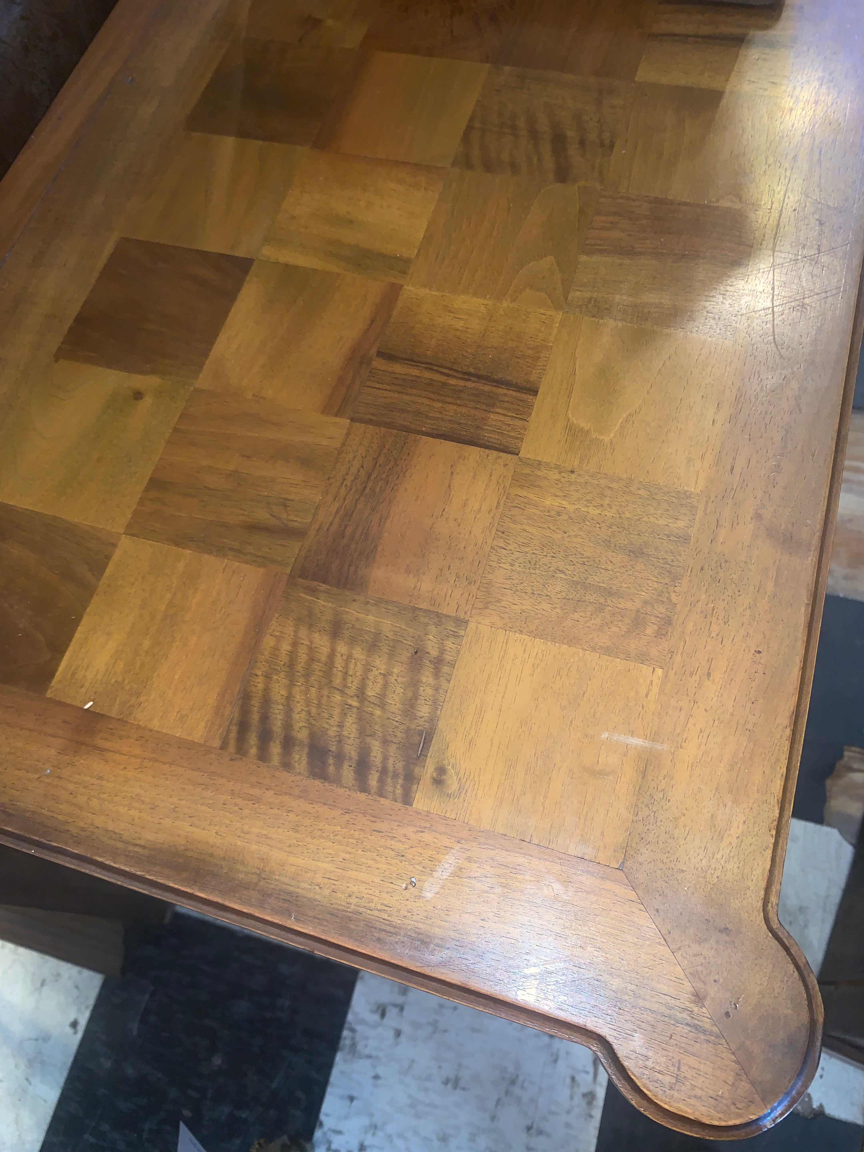 Hard To Find Walnut Petite Sideboard From France  c.1930s
