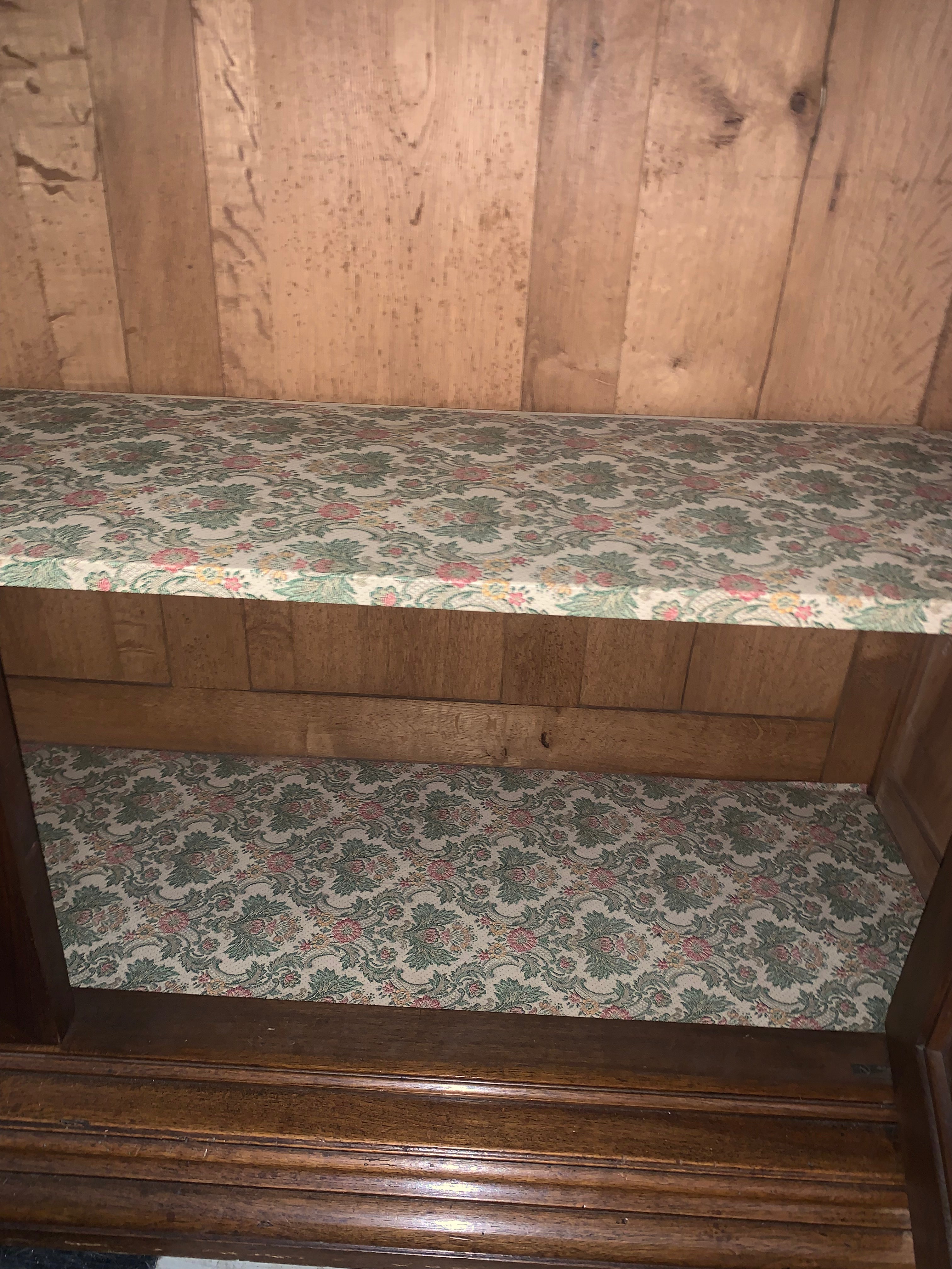 Hard To Find Medium Size French Renaissance Carved Walnut White Marble Top Sideboard  c.1900